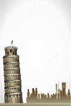 Leaning Tower of Pisa Landscape